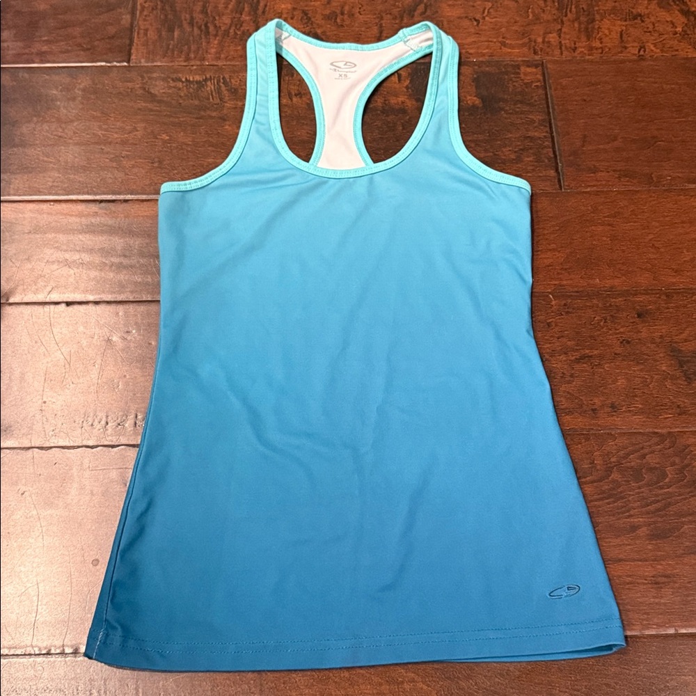 Champion ombré Blue Racerback workout tank